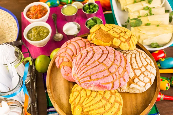 Traditional pan dulche bread — Stock Photo, Image