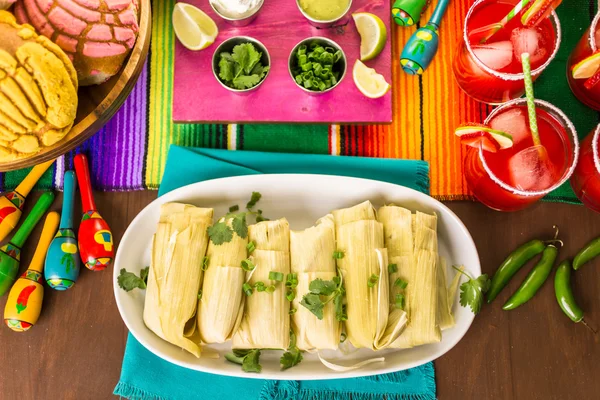 Hausgemachte Tamales — Stockfoto