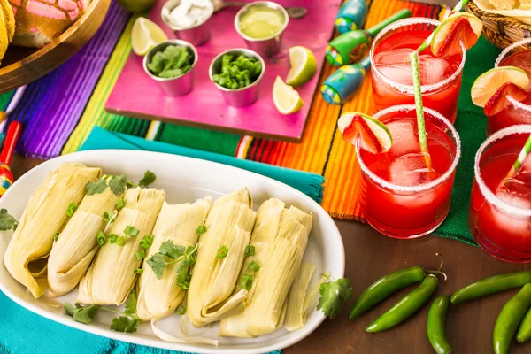 Tamales caseiros — Fotografia de Stock