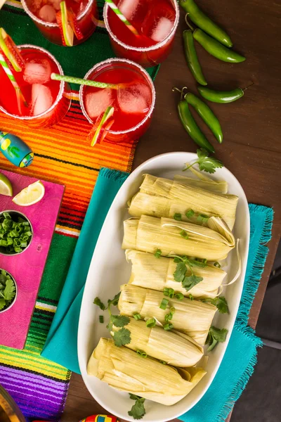 Home made tamales — Stock Photo, Image