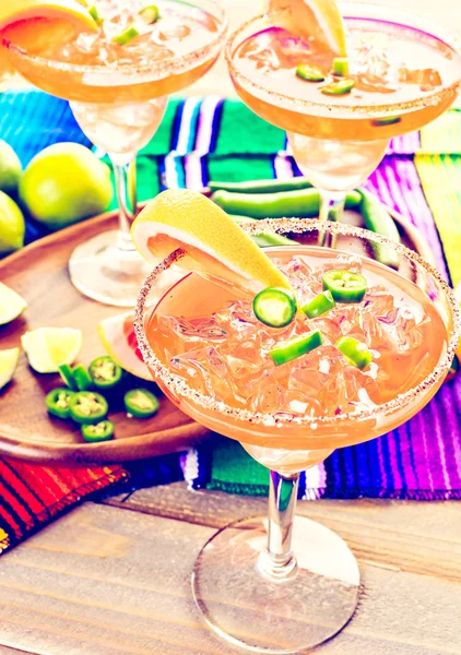 Pittige grapefruit margarita — Stockfoto