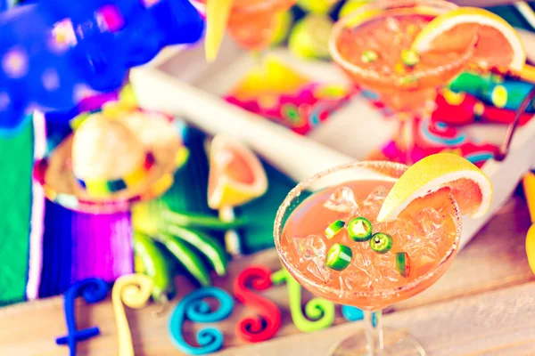 Baharatlı greyfurt margarita