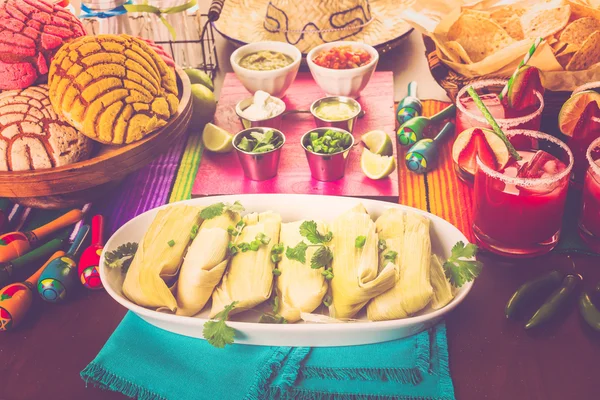 Zelfgemaakte tamales — Stockfoto