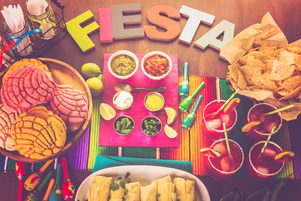 Festtisch, Fiesta — Stockfoto