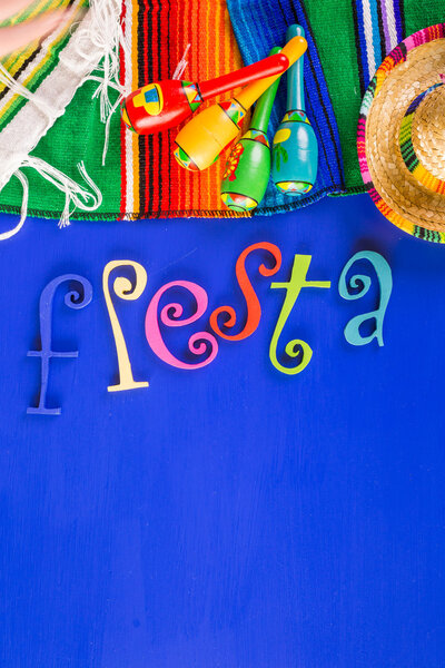 Fiesta traditional colorful table decorations