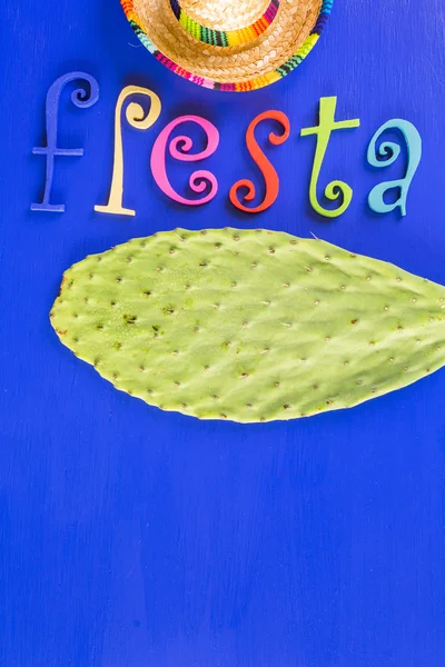 Dekorasi tabel warna-warni tradisional Fiesta — Stok Foto