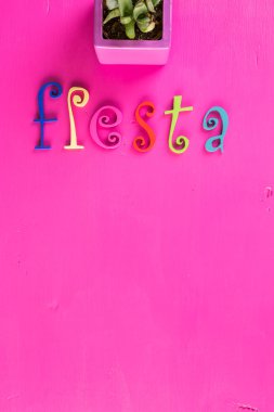 Fiesta renkli masa süslemeleri