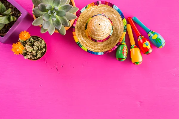 Decoraciones de mesa coloridas Fiesta — Foto de Stock