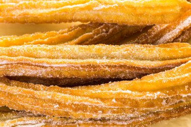 Churro toz şeker ile