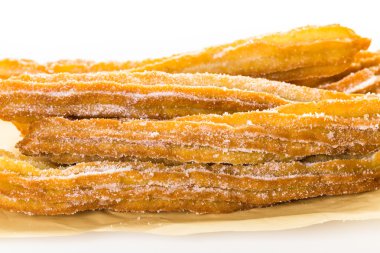 Churro toz şeker ile