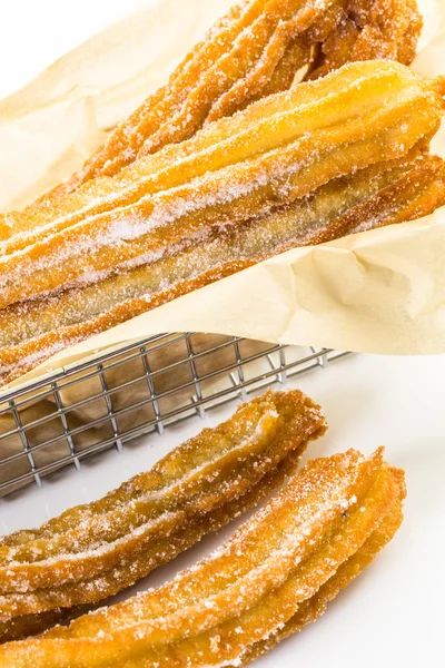 Churro toz şeker ile