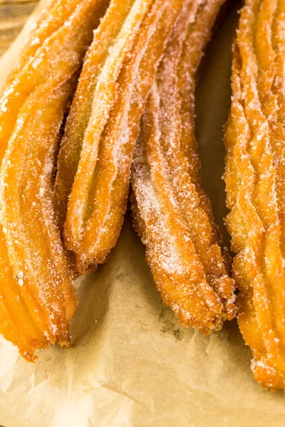 Churro toz şeker ile