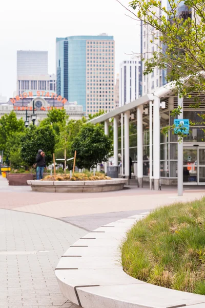 Light rail station — Stock Photo, Image