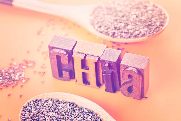 Healthy Chia seeds close up — Stock Photo, Image