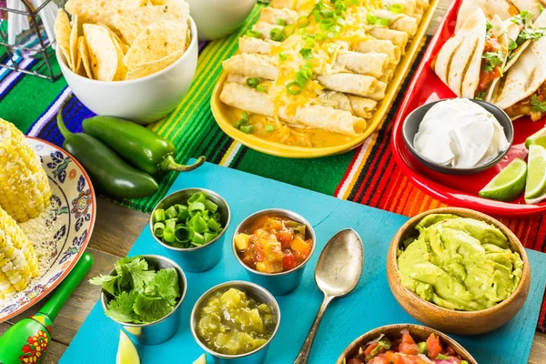 Fiesta buffet table — Stock Photo, Image