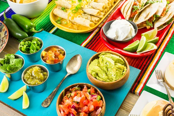 Fiesta buffet table — Stock Photo, Image