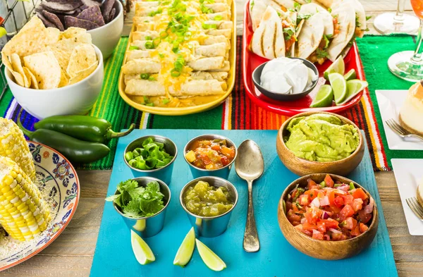 Fiesta buffet table — Stock Photo, Image