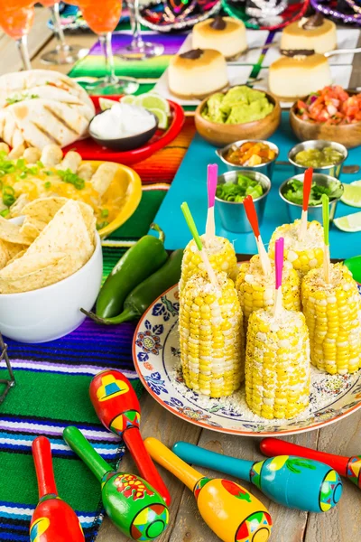 Fiesta buffet table — Stock Photo, Image