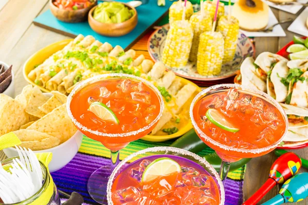 Fiesta buffet table — Stock Photo, Image