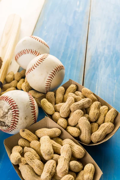 Régi kopott baseball berendezések — Stock Fotó