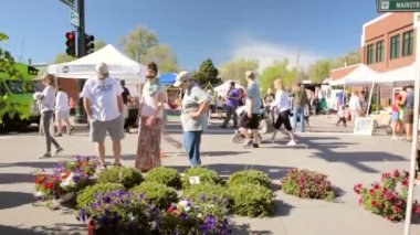 Çiftçiler piyasada bulunan alışveriş hafta sonu 