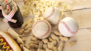 Beyzbol parti gıda 