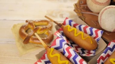 Beyzbol parti gıda 