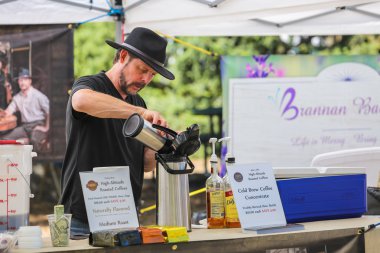 Çiftçiler piyasada bulunan alışveriş hafta sonu 