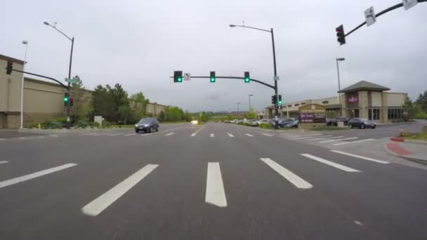 Şehir yol sürüş — Stok video