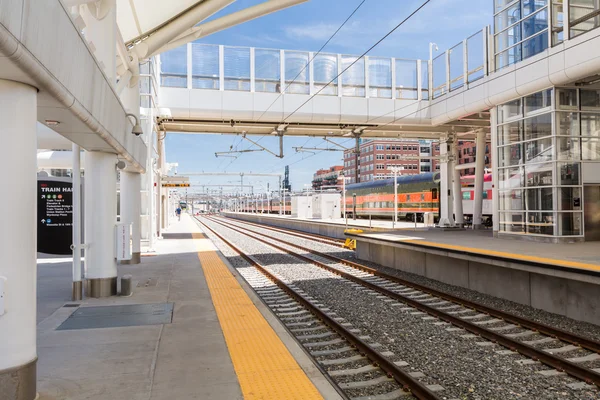 Train station view — Stock Photo, Image