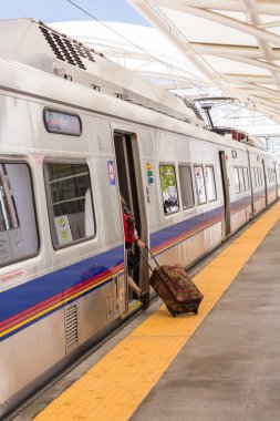 Banliyö treni Denver Union İstasyonu 