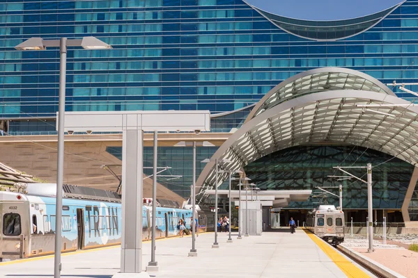 Stock image Light rail station