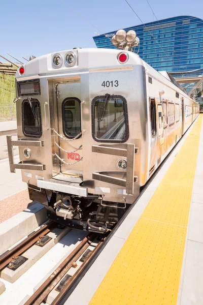 Light rail station — Stock Photo, Image