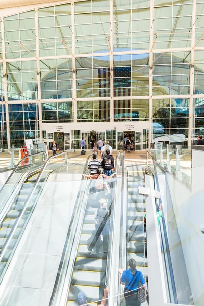 Zobacz Denver Airport — Zdjęcie stockowe