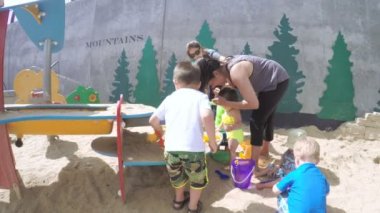 Kentsel alanda yürümeye başlayan Çocuk Bahçesi