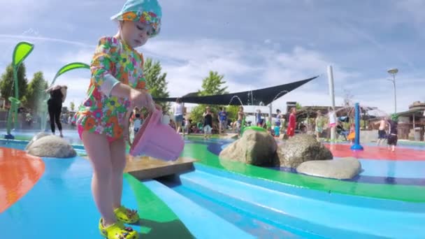 Παιδική χαρά πάρκο Splash — Αρχείο Βίντεο