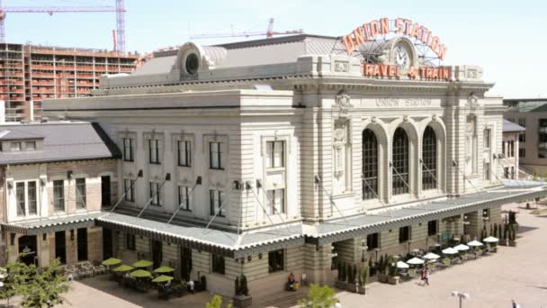 Historyczne Union Station po rewitalizacji. — Wideo stockowe