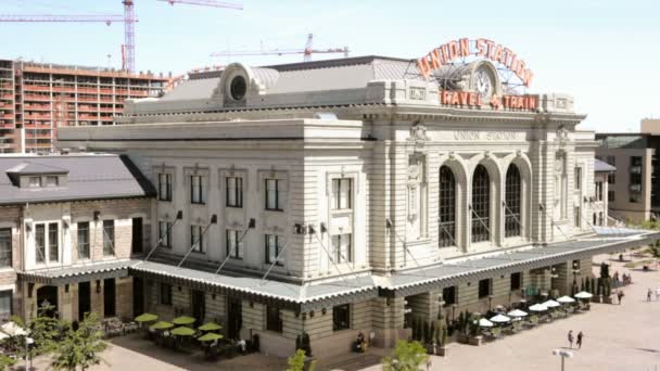 Történelmi Union Station, átépítés után. — Stock videók