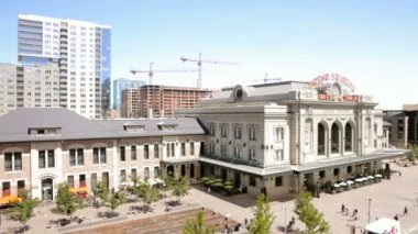 Sonra gelişme tarihi Union Station.