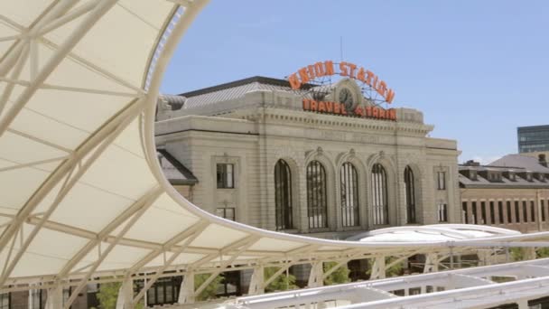 Historische Union Station na herinrichting. — Stockvideo