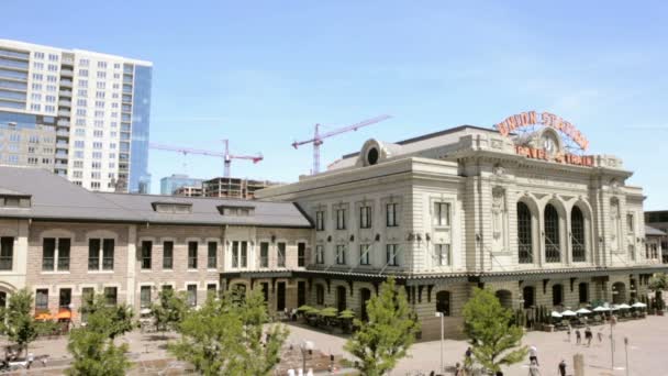 Historical Union Station after redevelopment. — Stock Video