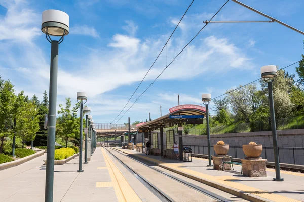 View of Light rail station — Stock Photo, Image