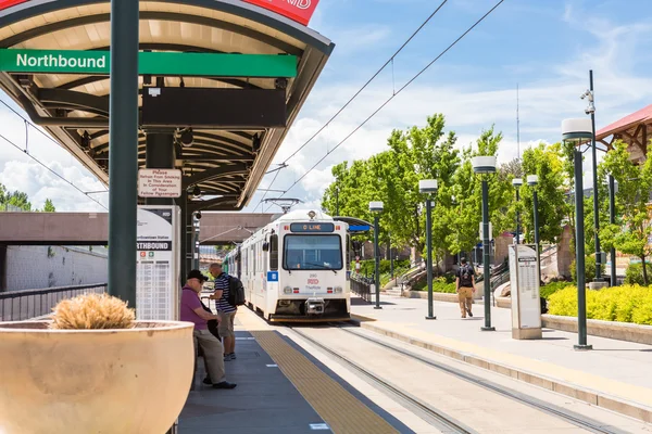 View of Light rail station — Stock Photo, Image