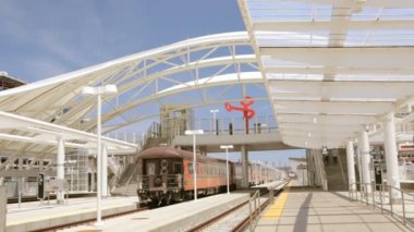 Denver Union İstasyonu tren platformu
