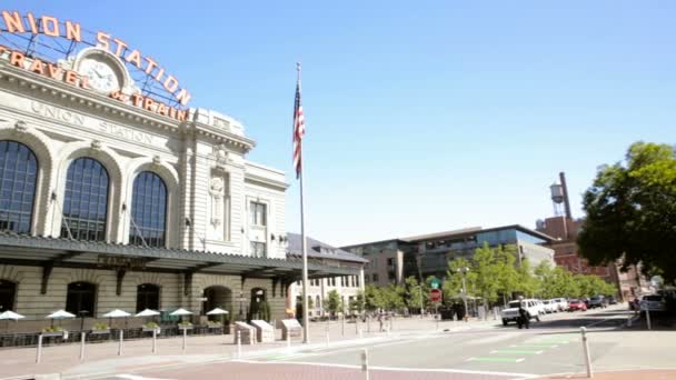 Historyczne Union Station po rewitalizacji. — Wideo stockowe