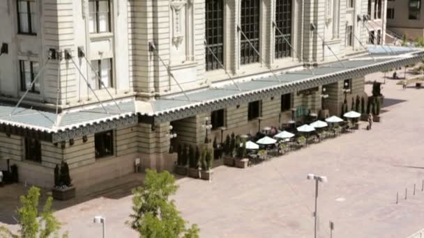 Történelmi Union Station, átépítés után. — Stock videók