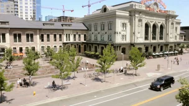 Historyczne Union Station po rewitalizacji. — Wideo stockowe
