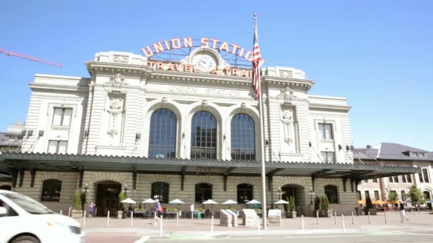 Historyczne Union Station po rewitalizacji. — Wideo stockowe