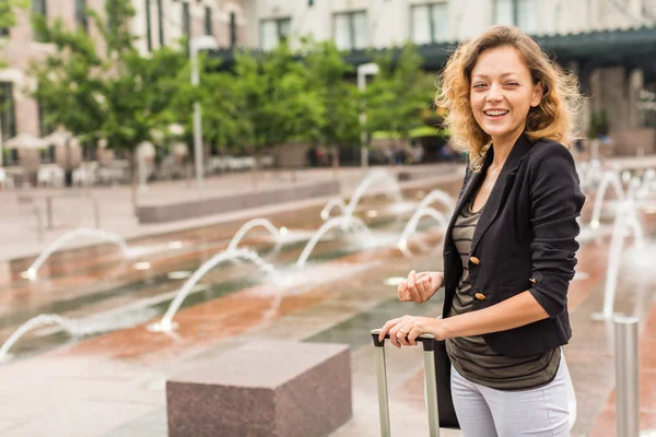 Mulher na Union Station — Fotografia de Stock