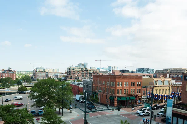 Uitzicht op Downtown Denver — Stockfoto